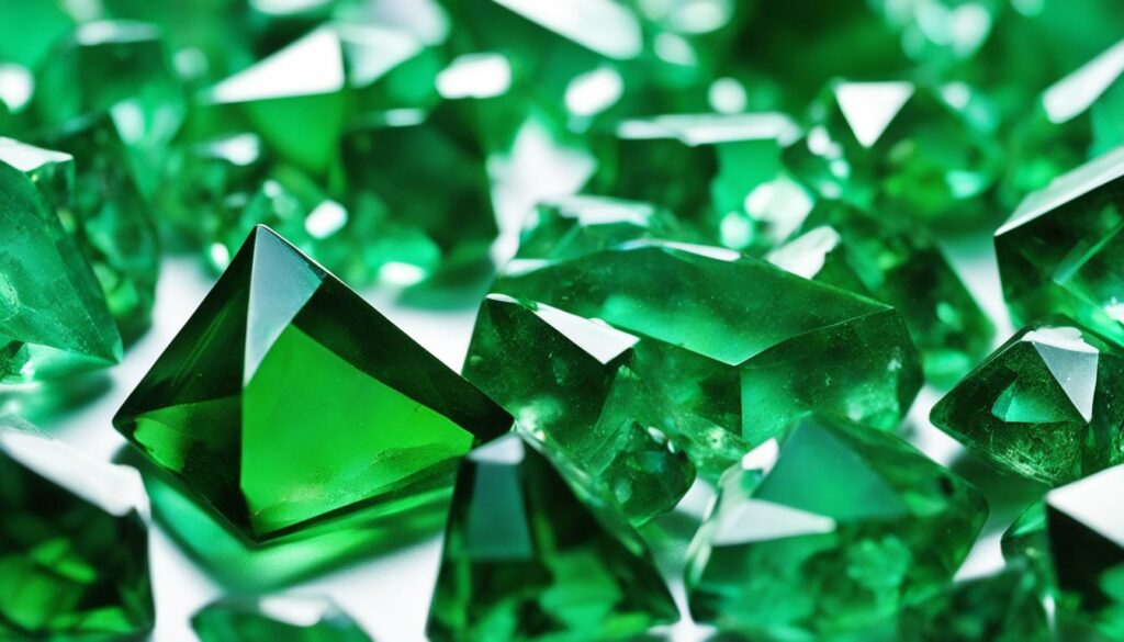 Clear Green Crystals for Physical Healing