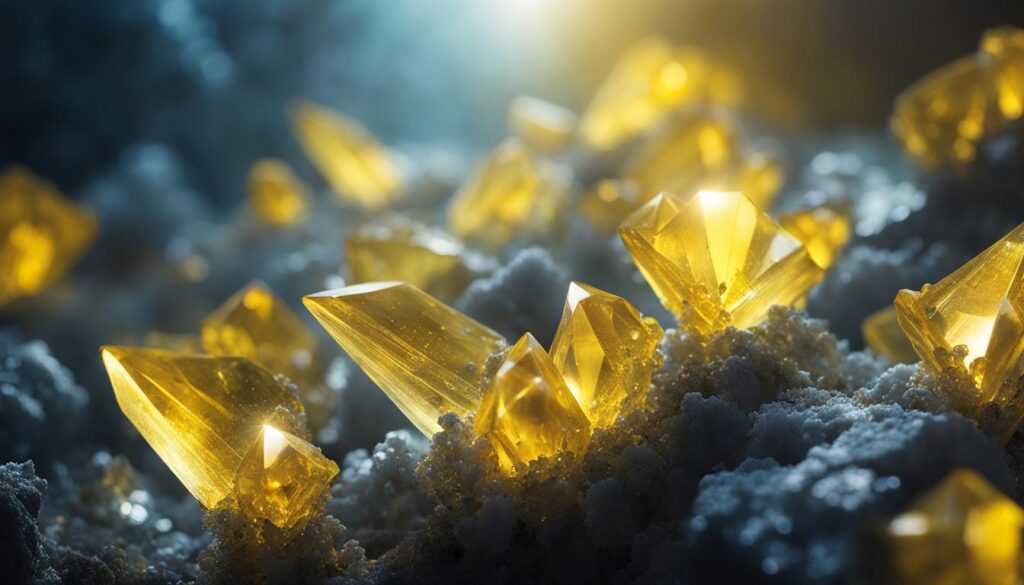 Metaphysical Properties of Yellow Crystals