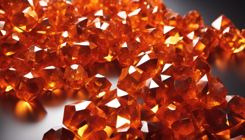 Orange Crystals for Friendship and Companionship