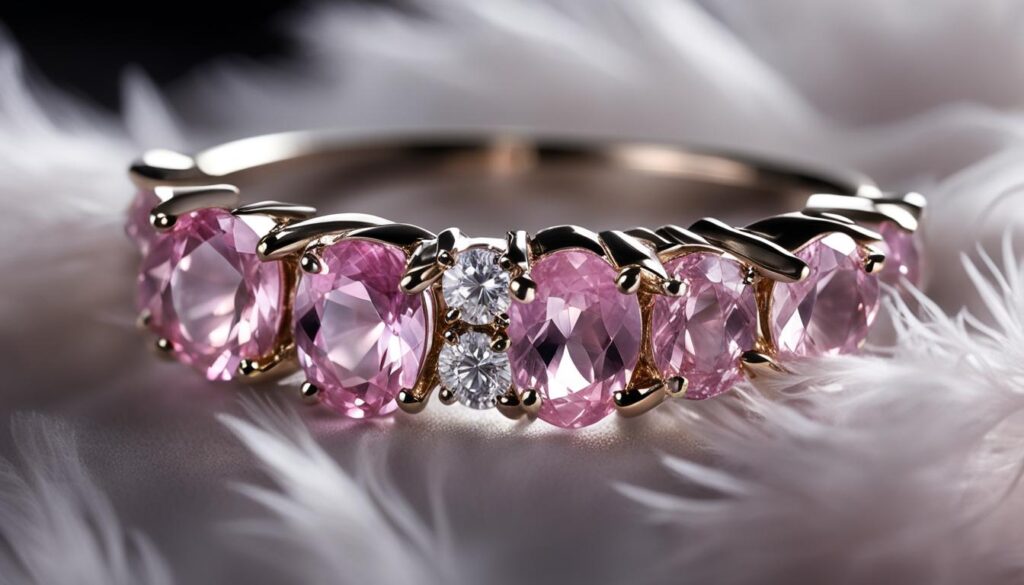 Pink gemstones