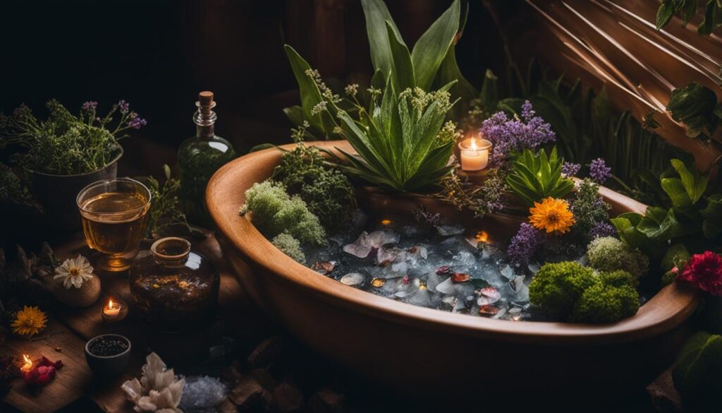 create crystal bath