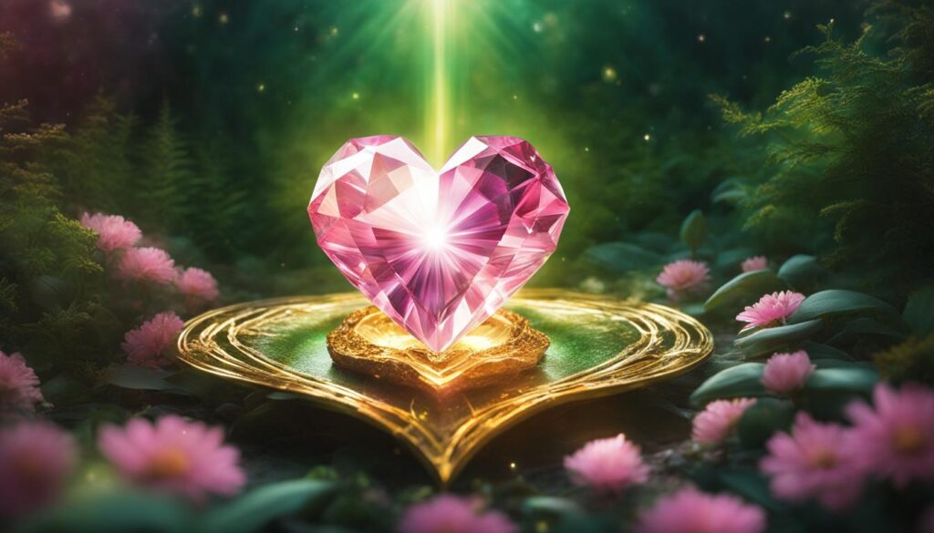 heart chakra crystal image