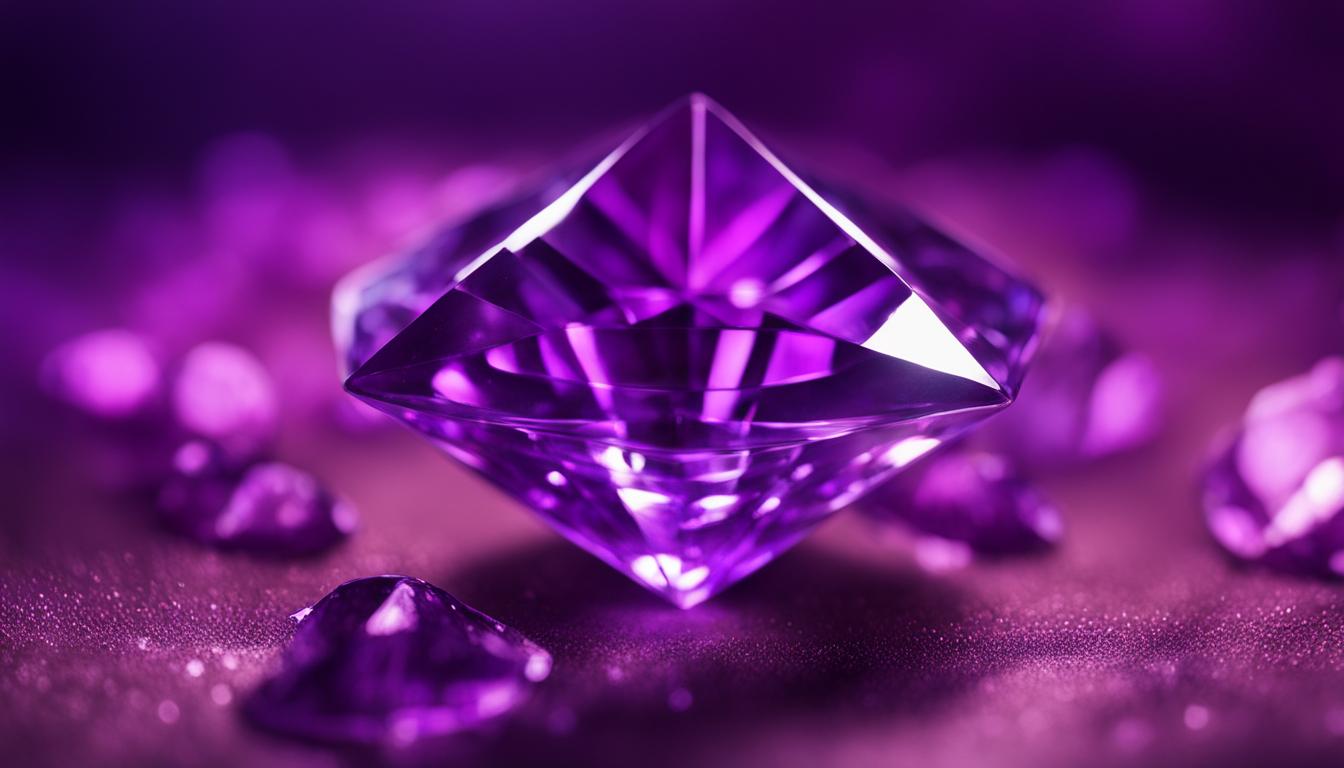 Mystical World of Purple Crystals